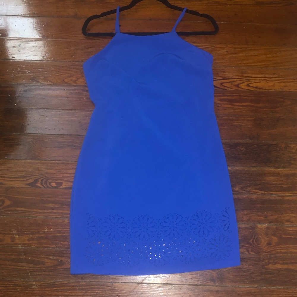 Royal blue dress